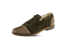 Men's shoes in dark brown снимка