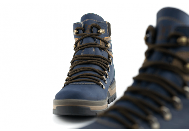Male tourist boots in dark blue Снимка 6