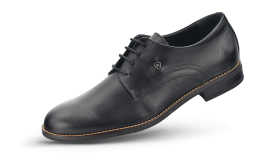 Черни официални мъжки обувки снимка