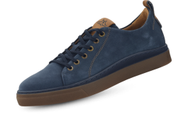 Мъжки спортни маратонки в син цвят снимка