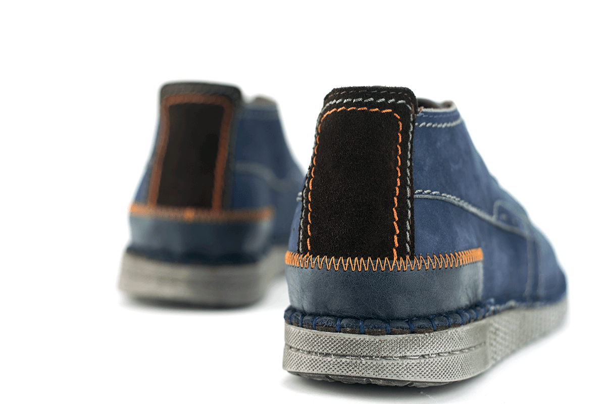 clarks blue leather shoes