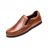 Мъжки мокасини в цвят таба