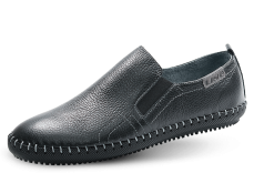 Кожени мъжки половинки с декоративен шев