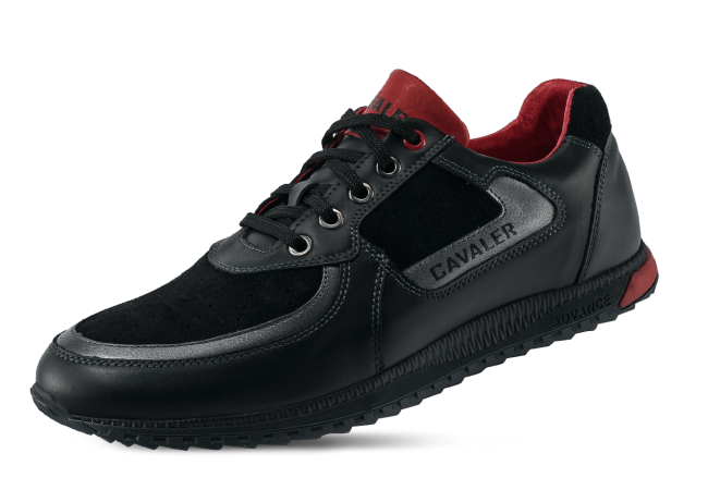 Men's sneakers in black and gray color Снимка 