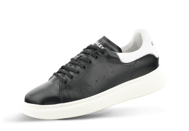 Men's sneakers made in black and white Снимка 6