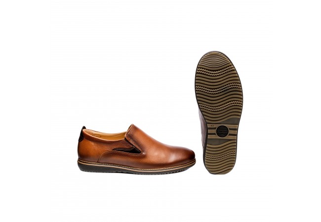 Мъжки ежедневни половинки в цвят таба Снимка 5