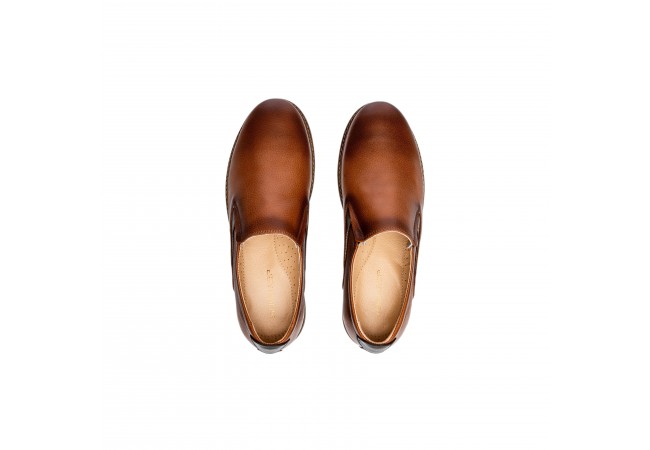 Мъжки ежедневни половинки в цвят таба Снимка 5