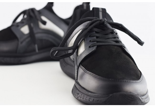Men's sneakers in black and grey Снимка 5